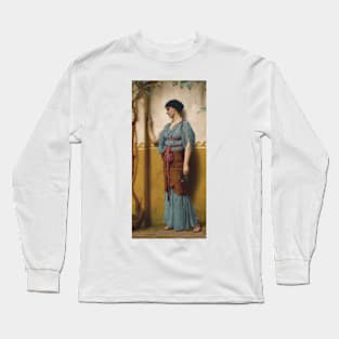 The Trysting Place by John William Godward Long Sleeve T-Shirt